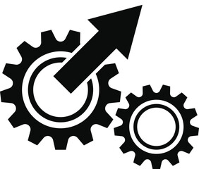 gear icon vector illustration