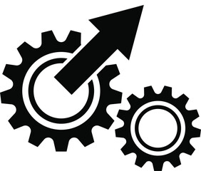 gear icon vector illustration