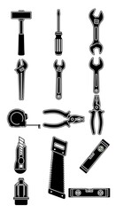 Obraz premium Collection of various hand tools.
