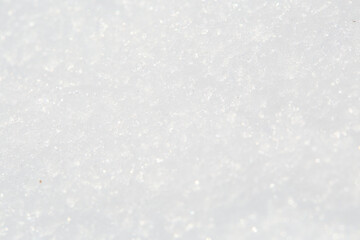 Fototapeta premium Snow up close