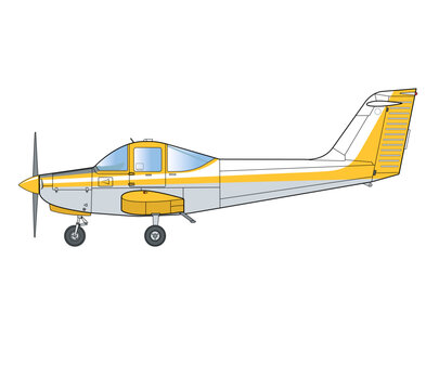 Amerikanisches Schulflugzeug
