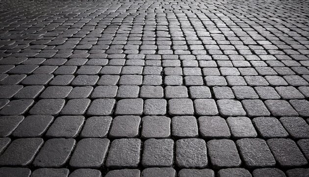 graphite background of paving stones close up