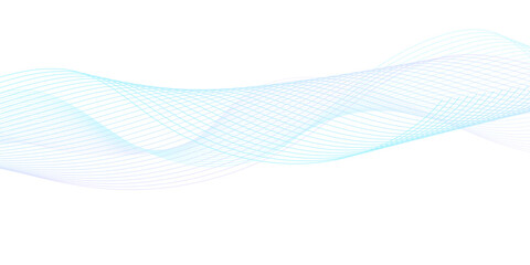 Futuristic abstract wave line art combining blue gradient curves on white with cyan sound wave motion on black, designed for minimalist technology, audio visualization, and digital business layouts. 