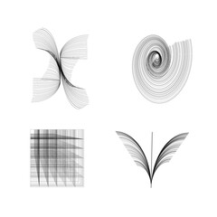 Wind turbine, solar panel, and leaf renewable energy icons vector illustration