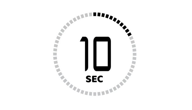 10 Second Countdown Timer Animation