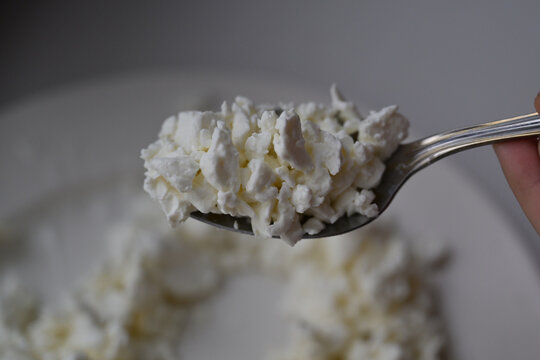 Cottage cheese. Cheese. Healthy food. Food for children. Breakfast. Cheese plate.