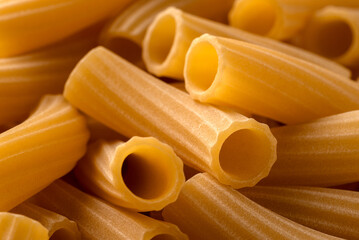 Tortiglioni, tradizionale formato di pasta Italiana 