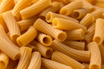 Tortiglioni, tradizionale formato di pasta Italiana 