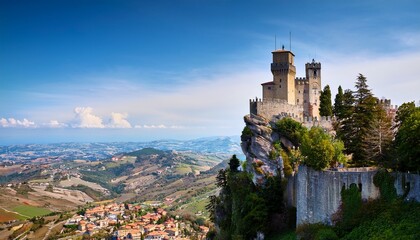 rocca della guaita the most ancient fortress of san marino italy