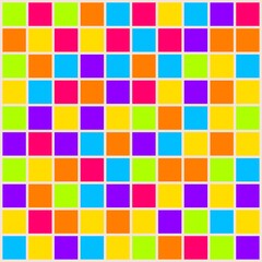 Bright Multicolor Abstract Grid Background