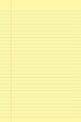 Fototapeta premium Yellow legal pad pages with grid designs