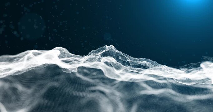 Abstract waves are woven into a bizarre pattern, creating a sense of movement and weightlessness, taking the viewer into a world of ephemeral shapes and rhythms.