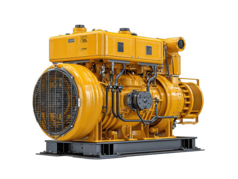 electric generator isolated on a transparent background 