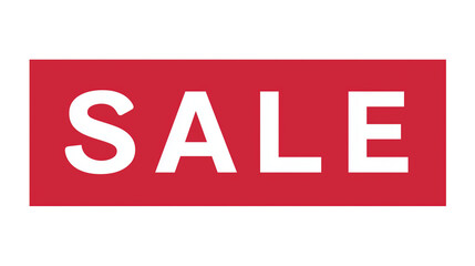 Sale banner on a transparent background, perfect for promotional materials and marketing.
