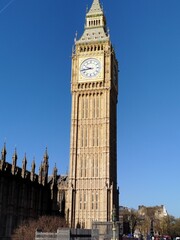 Fototapeta premium Big Ben London Iconic Clock Tower, Historic Landmark