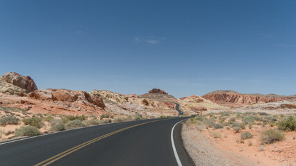 Curved Desert Road