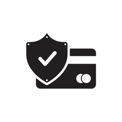 Secure Payment Icon Representing Protected Online Transaction, Financial Security, Credit Card Safety, Digital Banking, Verified Payment System and Cyber Protection Concept