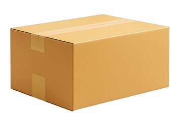 high quality sealed cardboard box packaging isolated on white background for shipping delivery storage ecommerce product presentation logistics warehouse supply
