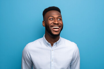 Obraz premium Unique diverse dynamic interesting Happy relaxed confident young businessman