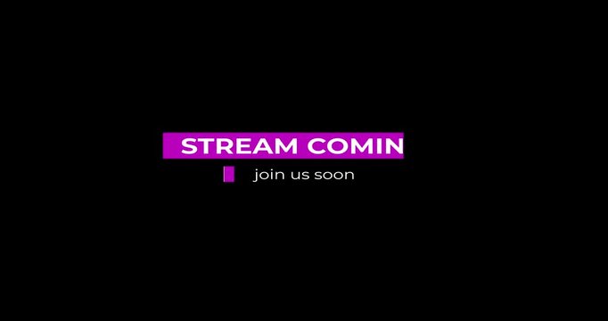 titles smooth animation for stream videos 4K 