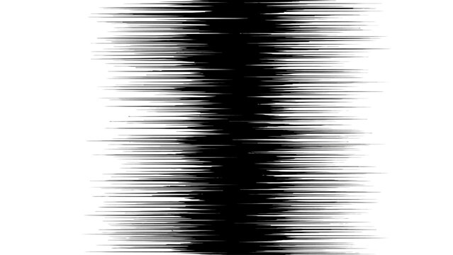 Abstract black and white motion blur effect on vertical lines, creating dynamic digital art from steven reference