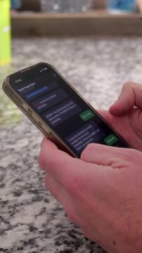 Man Receives Fraudulent SMS Text Messages Attempting to Obtain Money and Sensitive Personal Information - Online Banking Scam Cybersecurity Awareness