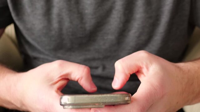 Man Receives Fraudulent SMS Text Messages Attempting to Obtain Money and Sensitive Personal Information - Online Banking Scam Cybersecurity Awareness