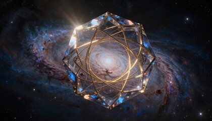 Cosmic Geometry in Space Art.