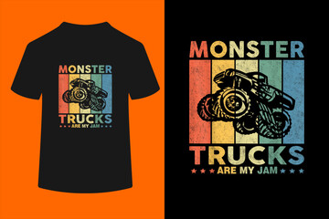 Monster Truck Car for Birthday Boy, Toddlers, Youth & Adults T-Shirt  © ben