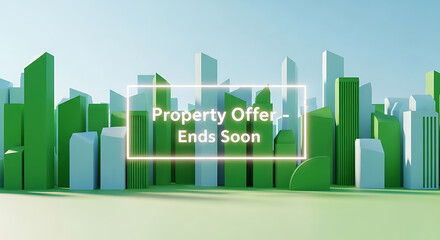 Cityscape Property Offer Ends Soon Real Estate Promotion