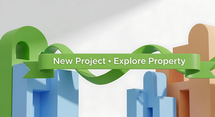 3D Building Blocks New Project Property Exploration
