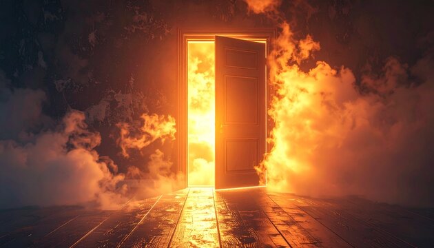 Infernos Embrace - A Doorway to Fiery Chaos and Destruction.