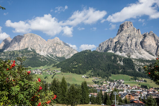 Blick &uuml;ber Corvara