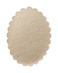 Fototapeta premium PNG Scalloped beige paper texture