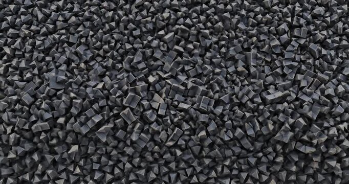 Close-up of black coffee beans texture background.