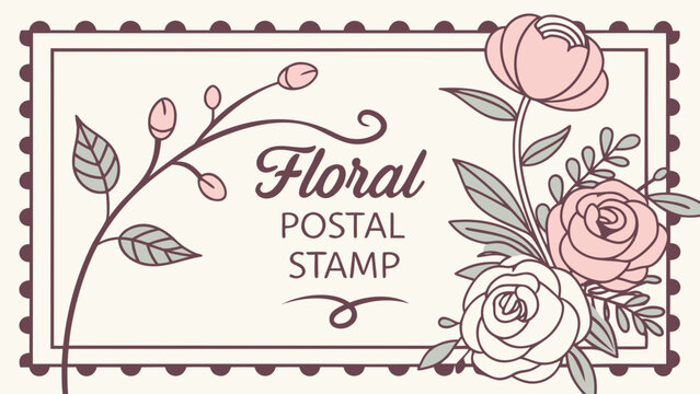 Vetor de cart&atilde;o vintage com ilustra&ccedil;&atilde;o floral de rosas e moldura de cora&ccedil;&atilde;o para convite de casamento retro com padr&atilde;o de natureza e arte decorativa de primavera