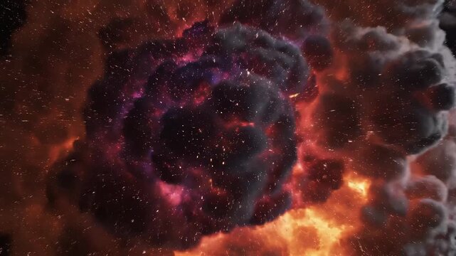 Explosive cosmic burst