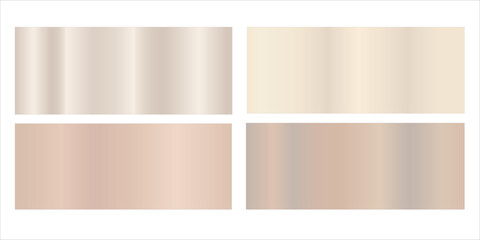 Fototapeta premium Collection of gold and bronze badge isolated on white background, Vector