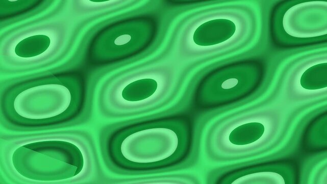 Exploring Abstract Green Patterns in a Calm Visual Sequence