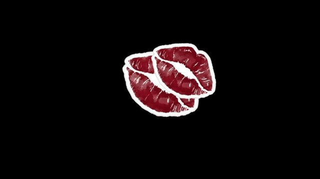 many kiss apear movement