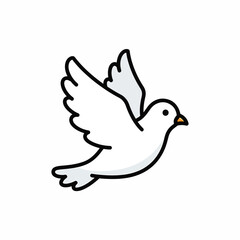 Obraz premium Simple Dove in Flight