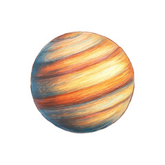 planet hand drawn illustration