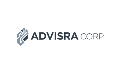 Advisra Corp Company Logo Design Element.