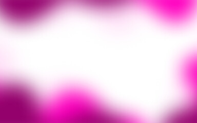 Transparent smooth blur pink gradient wave frame