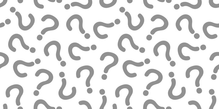 はてなマークのシームレス背景画像。（Seamless background image of question marks.）
