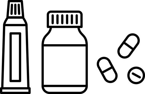 薬のアイコン。（Medicine icon.）

