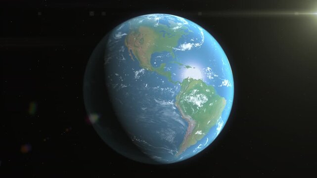 Location and map of Antigua and Barbuda on the surface of the earth at day.