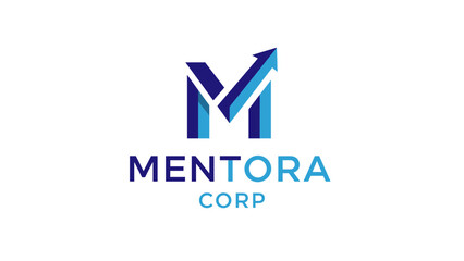 Mentora Corp Company Logo Design Element.