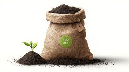 Plant growth in soil bag