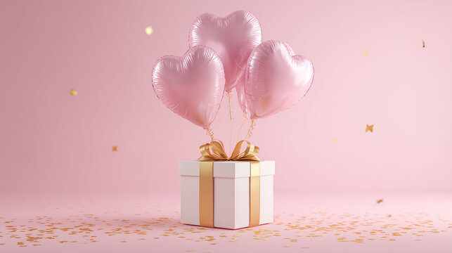 Love themed gift presentation